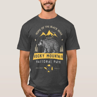Rocky Mountain Nationalpark Vintag Colorado T-Shirt