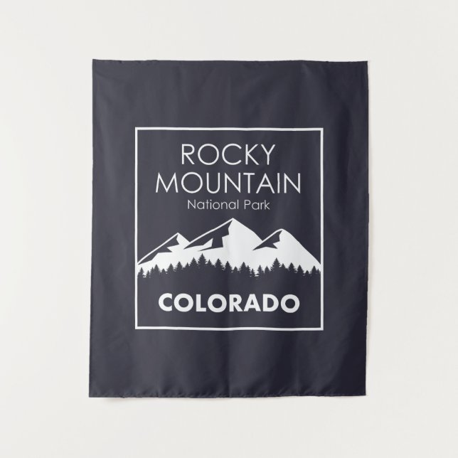 Rocky Mountain Nationalpark Wandteppich (Vorderseite)