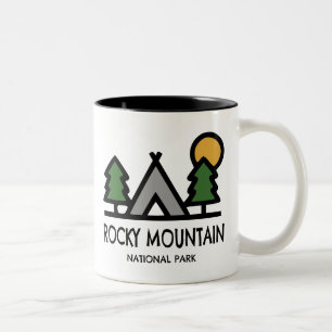 Rocky Mountain Nationalpark Zweifarbige Tasse