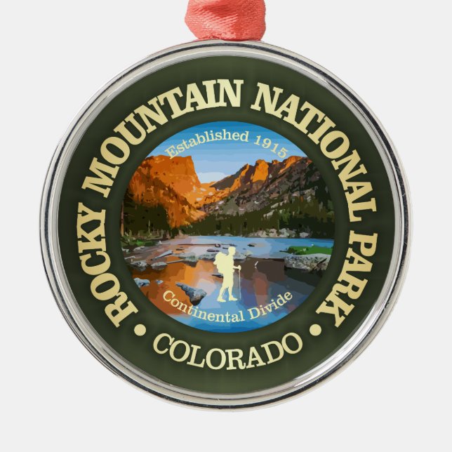 Rocky Mountain (NP2) Ornament Aus Metall (Vorne)