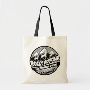 Rocky Mountain Park Colorado Schwarzer Totensack Tragetasche