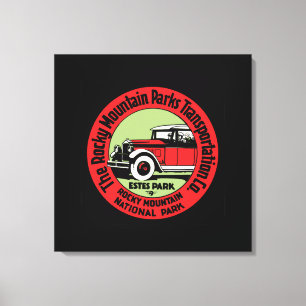 Rocky Mountain Park Leinwanddruck