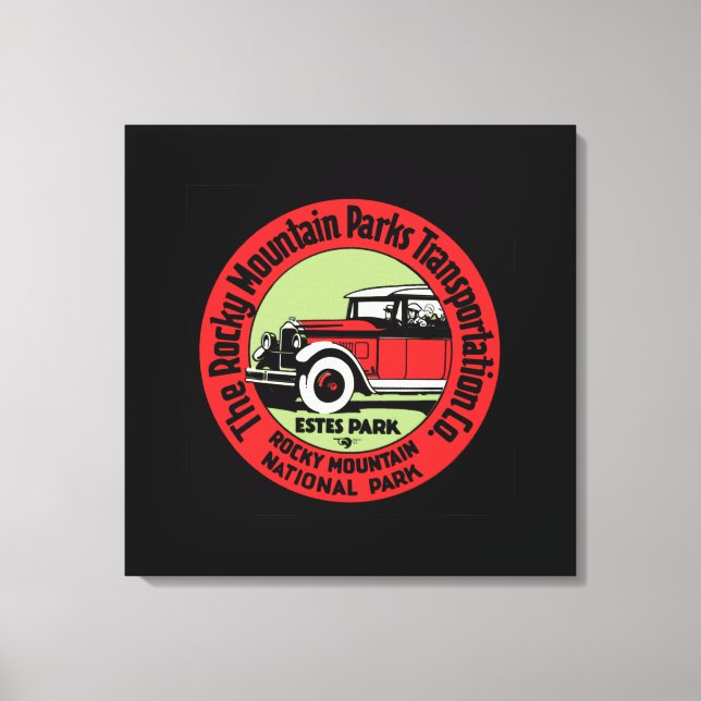 Rocky Mountain Park Leinwanddruck (Vorderseite)