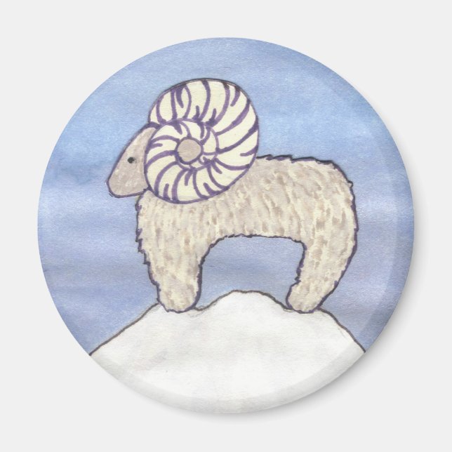 Rocky Mountain Ram Magnet (Vorne)