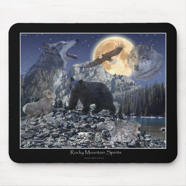 ROCKY MOUNTAIN SPIRITS Mouse Pad Mousepad (Vorne)