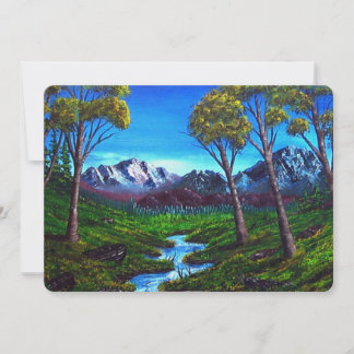 Rocky Mountain Stream Abstrakt gestrichen