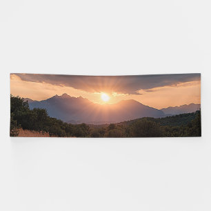 Rocky Mountain Sunrise Banner
