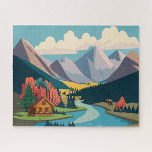 Rocky Mountain Valley Wildlife Puzzle