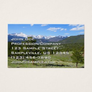 Rocky Mountain View Landschaft