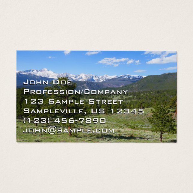 Rocky Mountain View Landschaft (Vorderseite)