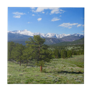 Rocky Mountain View Landschaft Fliese