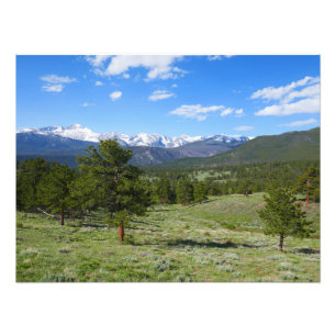 Rocky Mountain View Landschaft Fotodruck