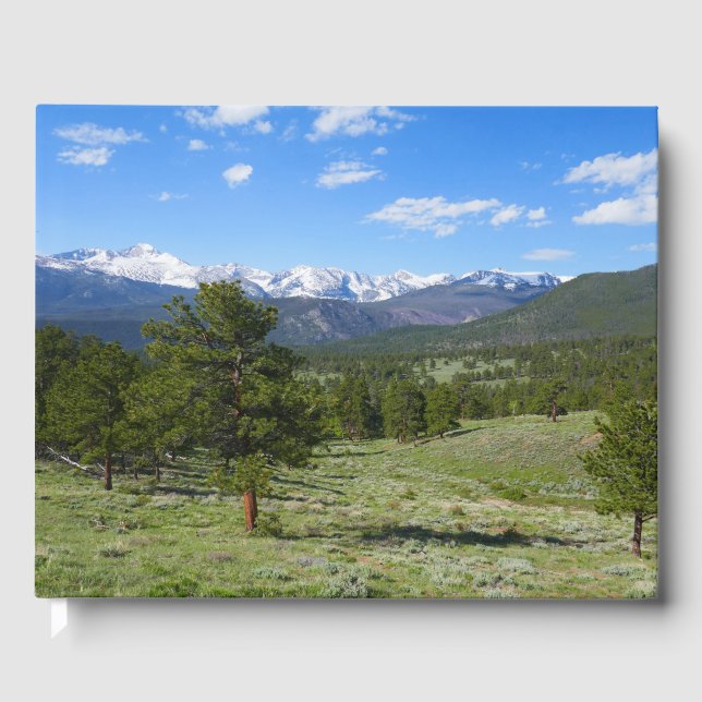 Rocky Mountain View Landschaft Gästebuch (Vorderseite)