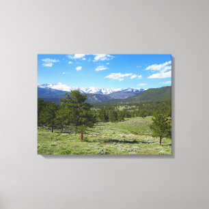 Rocky Mountain View Landschaft Leinwanddruck