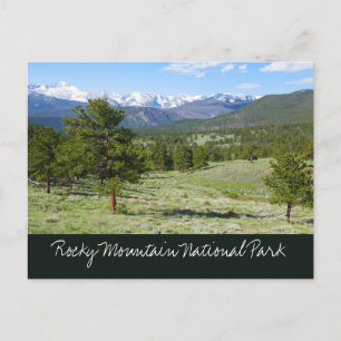 Rocky Mountain View Landschaft Postkarte