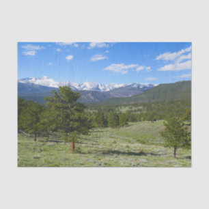 Rocky Mountain View Landschaft Seidenpapier