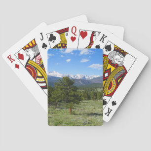 Rocky Mountain View Landschaft Spielkarten
