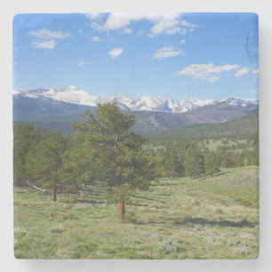 Rocky Mountain View Landschaft Steinuntersetzer