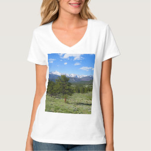 Rocky Mountain View Landschaft T-Shirt