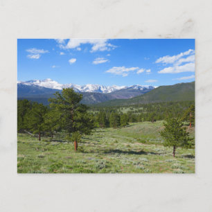 Rocky Mountain View Landschaftliche Landschaft Postkarte
