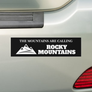 Rocky Mountains are calling car bumper sticker Autoaufkleber