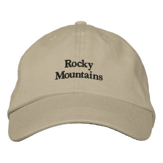 Rocky Mountains — Bestickte Mütze Baseballkappe