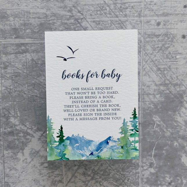 Rocky Mountains Books für Baby Enclosure Card Begleitkarte (Von Creator hochgeladen)