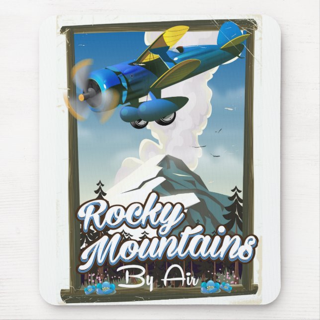Rocky Mountains by Air! Mousepad (Vorne)