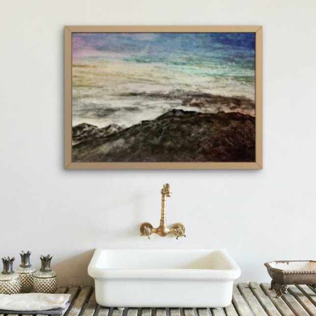 Rocky Mountains Chains Aurora Landscape Leinwanddruck (Von Creator hochgeladen)