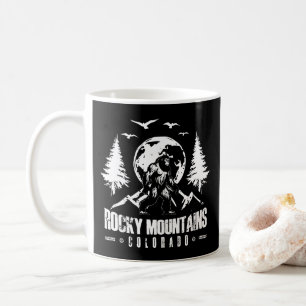 Rocky Mountains Colorado Bigfoot Vintage Wandern Kaffeetasse