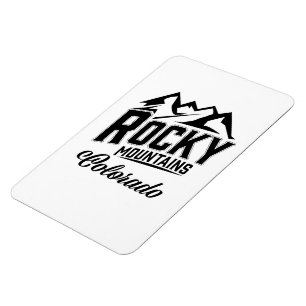 Rocky Mountains Colorado Magnet