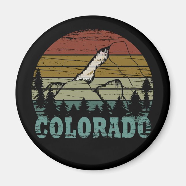 Rocky Mountains Colorado Magnet (Vorne)