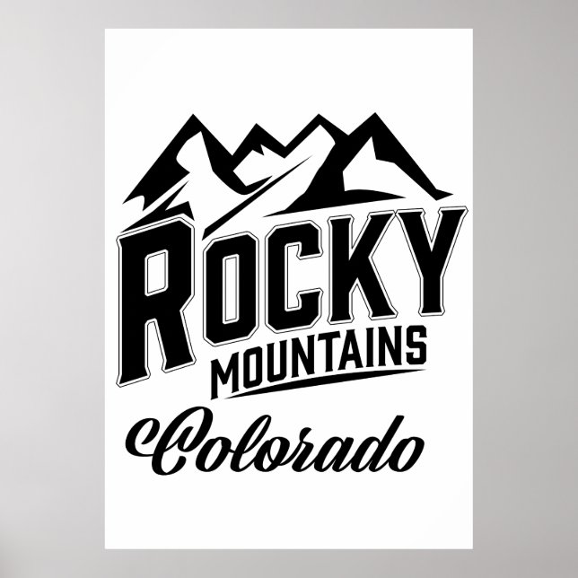 Rocky Mountains Colorado Poster (Vorne)