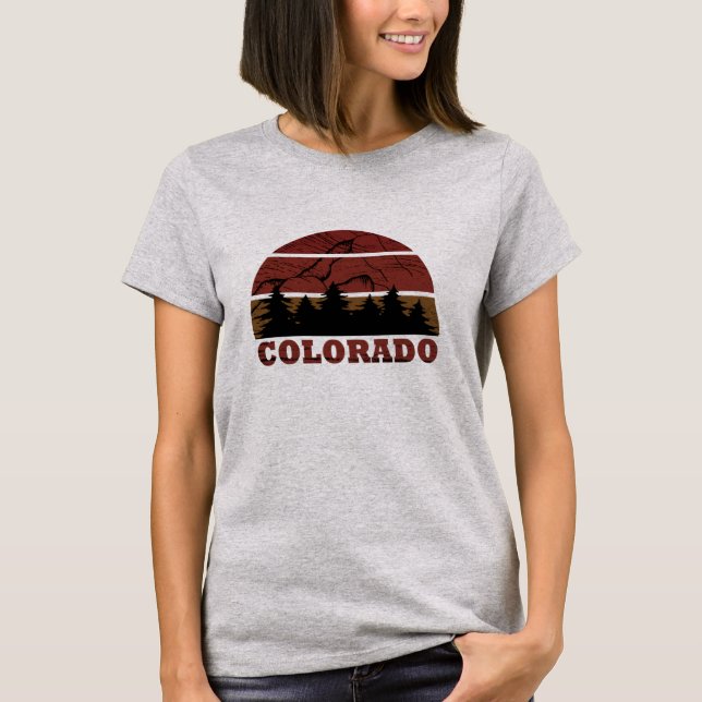 Rocky Mountains Colorado T-Shirt (Vorderseite)