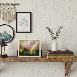 Rocky Mountains Geländeplakette Fotoplatte