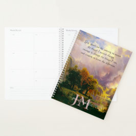 Rocky Mountains Gelassenheit Gebet personalisiert Planer