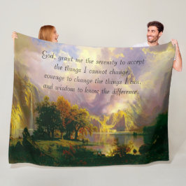 Rocky Mountains Gelassenheit Gebete Vlies Decke