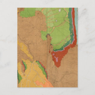 Rocky Mountains Geologie Postkarte