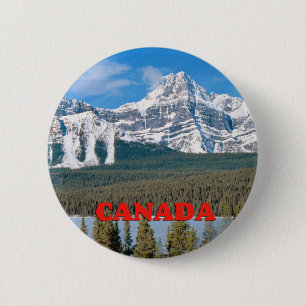Rocky Mountains Kanada Button