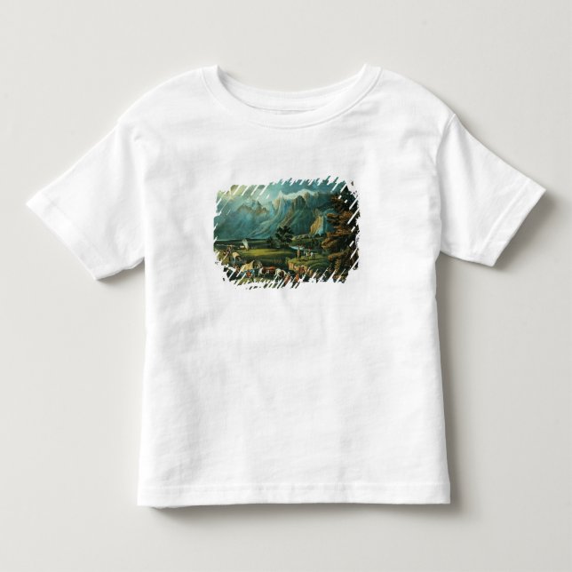 Rocky Mountains Kleinkind T-shirt (Vorderseite)