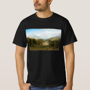 Rocky Mountains, Lander's Peak von Albert Bierstad T-Shirt