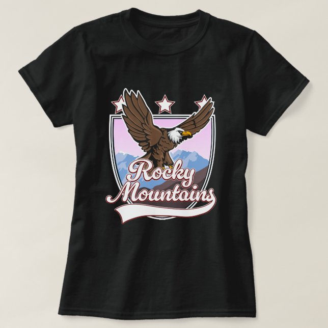 Rocky Mountains-Logo T-Shirt (Design vorne)