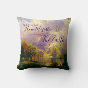 Rocky Mountains Majestätisches Zierkissen