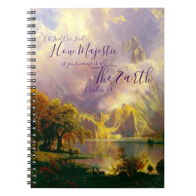 Rocky Mountains Majestic Notizblock (Vorderseite)