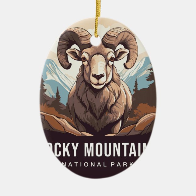 Rocky Mountains National Park Ornamente (Vorne)