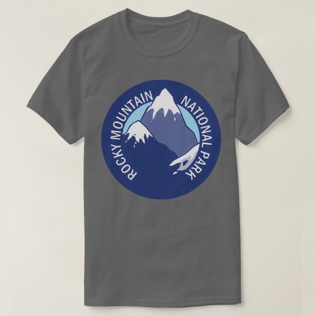 Rocky Mountains-Nationalpark 2 T-Shirt (Design vorne)