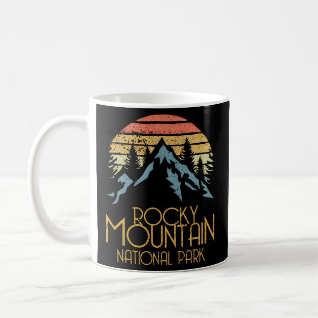 Rocky Mountains Nationalpark Colorado Kaffeetasse (Links)