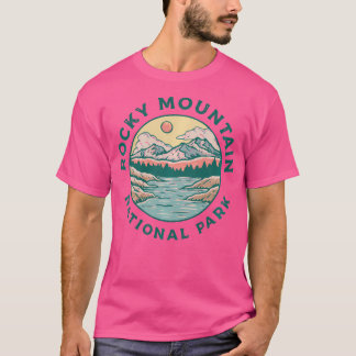 Rocky Mountains Nationalpark Vintag beängstigend C T-Shirt