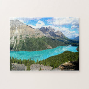 Rocky Mountains See-Puzzlespiel Puzzle
