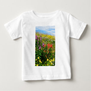 Rocky Mountains-Wildblumen Baby T-shirt